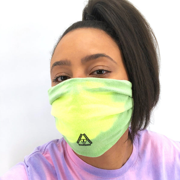 Multi Color Changing Tie Dye Masks (6 Pack)