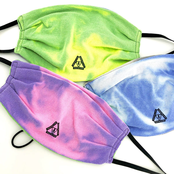 Multi Color Changing Tie Dye Masks (3 Pack)