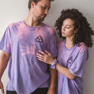 Unisex Color Changing Tie Dye T-Shirt (Purple Haze)