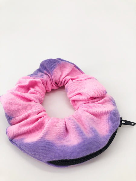 Color Changing Zipper Scrunchie- Purple Haze
